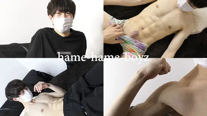 【個人撮影】イケメン男子大学生(18歳)女の子とエッチする前に男にフェラと手コキで2発も抜かれちゃう!-3