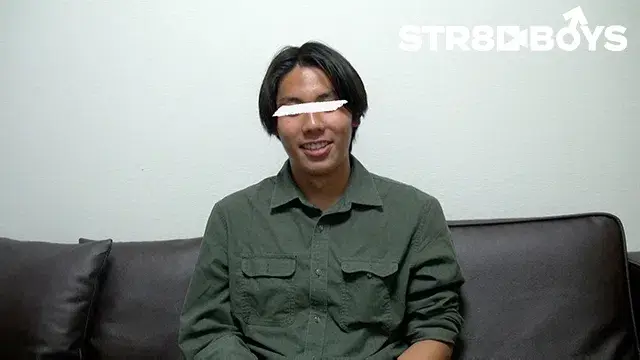 【FIRST TAKE】これぞジャニ系イケメン19歳!まさかの面接でノンケなのにスタッフとキス&amp;フェラまでしちゃう暴走っぷり!-3