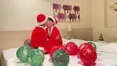 クリスマスの夜にサンタクロースのコスプレでエチエチ-2