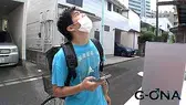U◯erの配達先でカップルがSEX中!?配達員も乱入して3Pに発展!!-3