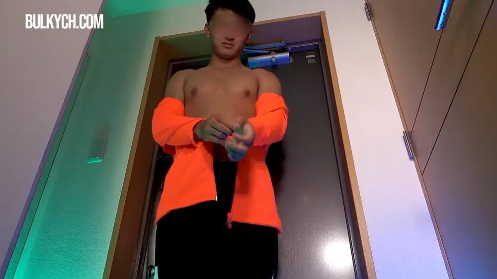 顔出NG!!男子部員L君初撮影-1