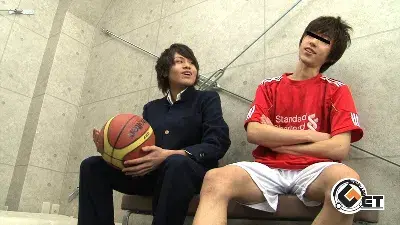 体育倉庫はボクらの秘密の場所^^バスケ部員と親友のエッチな放課後♂-1