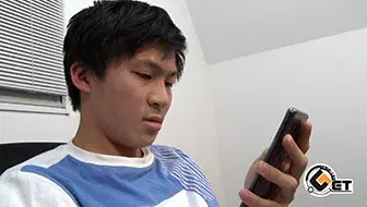 初登場!18歳素朴系スリム大学生が透明オナホでザーメン噴射!-3