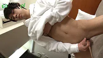 初登場!19歳の前髪系男子がカメラの前でチ〇コを扱いてイクッ★-6