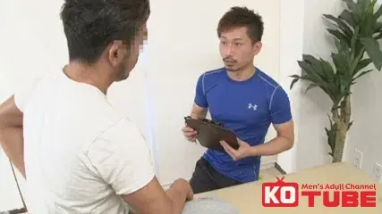 密室でのマッサージ中に体育会の生温かい股間が目の前に近づいて思わず咥えてしまった筋肉マッチョ-9