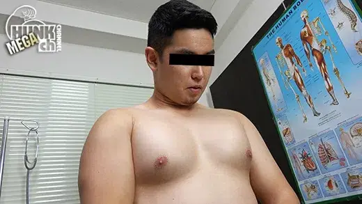 イケてるノンケの身体を隅々まで検査!!カルテNo.048輝樹(てるき)くん21歳!!ゲイモテ確実なガッチリラグビー髭男前の敏感な体を触診!!亀頭を責められ悶絶してしまう輝樹の診断結果は?!!-1