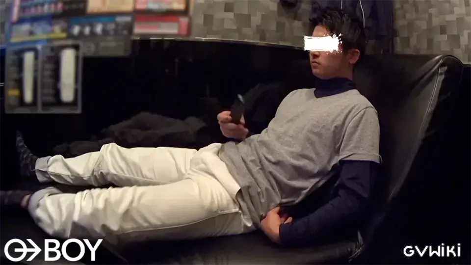 再編集!今どき爽やかイケメンがビデボで即抜き!2回射精!-2