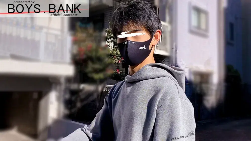 【オナタリングEX】CASE:49 185cm☆巨根18歳のデカマラから止まらないガマン汁!!初の男相手に感じまくりの姿がエロ過ぎる!!-2