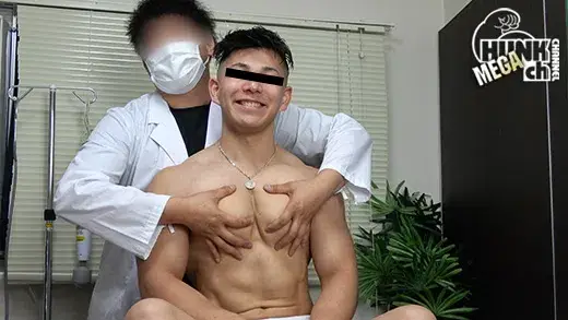 イケてるノンケの身体を隅々まで検査!!カルテNo.044庄衛(しょうえい)くん22歳!!超S級マッチョの胸筋は敏感でビクビク!!アナルに指を入れられ喘ぎ声が止まらない庄衛くんの診断結果は?!!-4