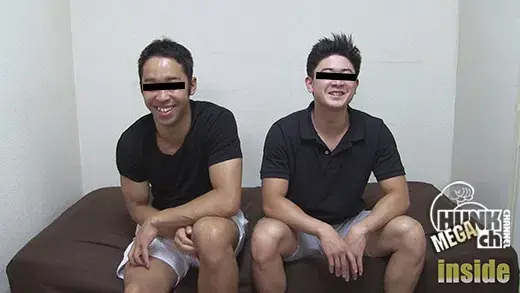 【連れオナ:part8】実は2人ともリアル友達、ノンケ同士なのに監督の悪戯心でお互いのチンポをフェラしてしまう-2