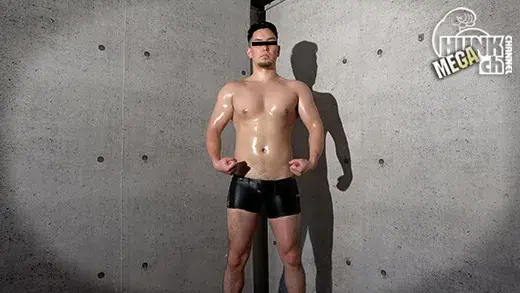 ゲイモテ確実なガッチリラグビー髭男前、輝樹(てるき)くん21歳!!「気持ちいいだろ」と盛り上がった筋肉で激突連発、ドバドバとザーメンをぶっぱなす!!【生ハメ】-2