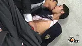 童顔爽やかな19歳純朴男子が今後は制服姿で変態体位実践プレイ♂-2