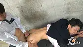 童顔爽やかな19歳純朴男子が今後は制服姿で変態体位実践プレイ♂-8