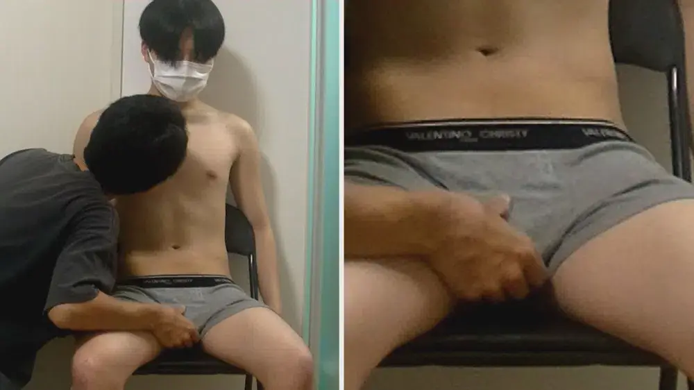 街頭ナンパ♪色白のなまめかしい美肌もそそられる18才☆イケメン大学生ノンケが男抜きの快感に撃沈!!-4