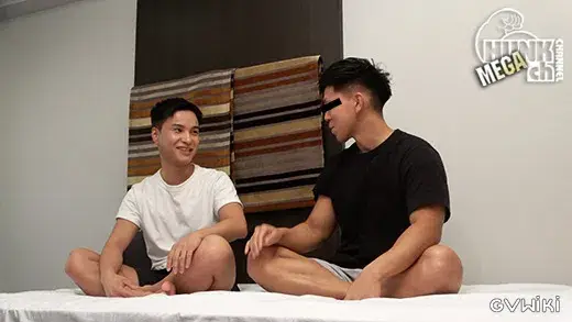 【ガッチンコ!!：Full HD】ノンケvsゲイ!!ラグビーゴツ筋肉マッチョ晃汰(こうた)くん24歳VSレイタロウ165cm60kg24歳ゲイ!!エロ吐息漏らして感じまくりのイケメン2人が雄SEXを見せつける!!-2