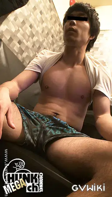 体育会ノンケがビデボでオナニー-1