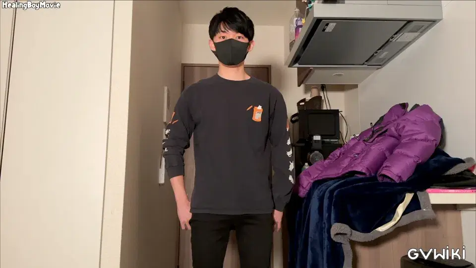【初ドリ】筋トレを頑張るイケメン童貞がはじめてのフェラ体験!男に舐められ悶絶射精!-3