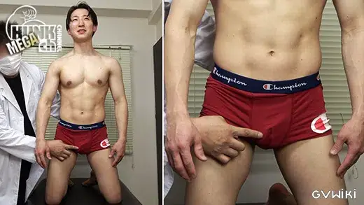 イケてるノンケの身体を隅々まで検査!!カルテNo.059光一郎(こういちろう)くん21歳!!爽やかイケメン大学生の敏感水泳筋肉を触診、超綺麗なエロケツを責められる光一郎くんの診断結果は?!!-3