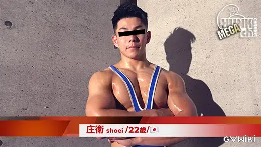 爆乳超S級マッチョイケメン庄衛(しょうえい)22歳が生チンポ差し込まれガン掘りレスリングFUCK!!-3