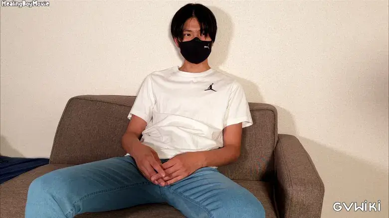 【初ドリ】イケメンが感じまくって驚異の3連続射精!男の手と口に誘われイきまくる!-2