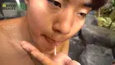 リアル双子が露天風呂でしゃぶり合い!兄弟のザーメンをお口にドピュッ♪-8