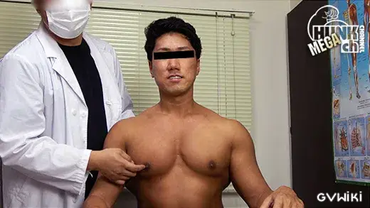 イケてるノンケの身体を隅々まで検査!!カルテNo.075 孝明(こうめい)くん26歳!!爆雄っぱいの色黒マッチョのザーメン採取、アナルも感じちゃう孝明くんの診断結果は!!?-3