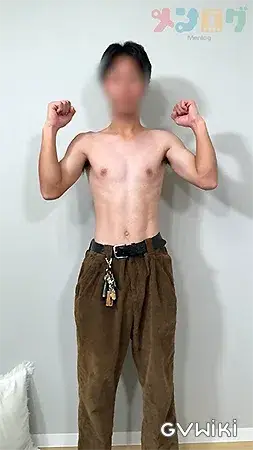 【167/55/21ノンケ】筋肉が綺麗なスポーツマン男子が初登場！-3