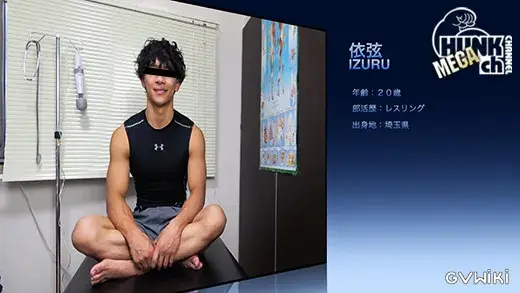 筋肉ノンケをわいせつ検査!!カルテNo.093 依弦(いづる)くん20歳!!バキボコ筋肉とデカマラをじっくり観察、初アナルも感じちゃった依弦くんの診断結果は!!?-3
