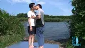 人気モデルYAMATOを野外でフェラ&手コキで責めイカす☆-2