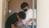 玄関開けたら即H!18才超ジャニ系美少年が不意討ち攻めの快感に激噴水射精-4