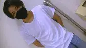 18才超ジャニ系スーパー美少年が公衆トイレで男に悪戯されて激イキ射精!-2