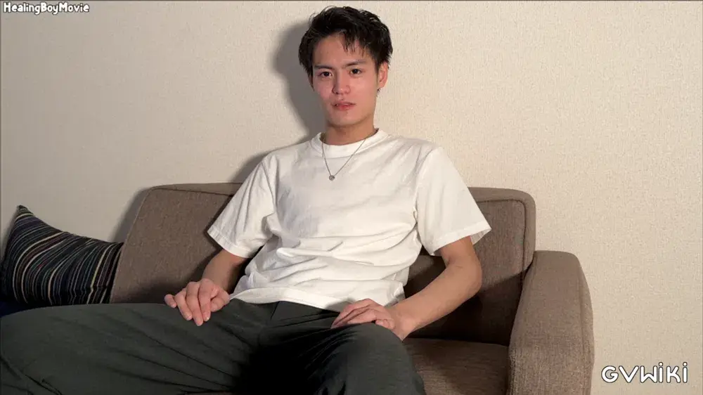 【初ドリ】超男前！腹筋バキバキの爽やかイケメンが男に手伝ってもらいドピュっと放出！-3
