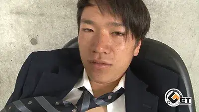 お尻も気持ちいい!腹筋が綺麗な19歳のスポーツ少年をブレザーテコキ♂-5