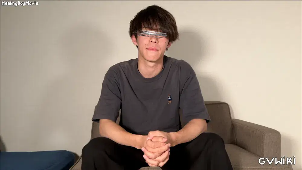 【初ドリ】18歳の王道イケメンが迫力満点のデカチンを攻められ大量射精!男の手と口に感じまくり!-2