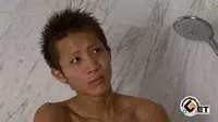 美筋肉巨チン君がシャワールームで××され雄泣き!-2