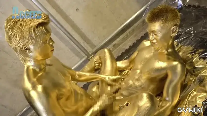 the Mania～ZENと雷人の筋肉質な肉体が黄金に！ZENの金のチンポで将人の金のアナルを生掘り!!黄金潮吹きも!!～-20