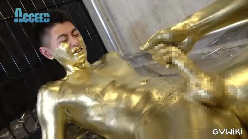 the Mania～ZENと雷人の筋肉質な肉体が黄金に！ZENの金のチンポで将人の金のアナルを生掘り!!黄金潮吹きも!!～-15