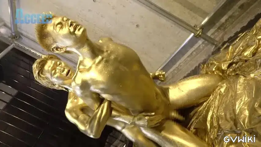 the Mania～ZENと雷人の筋肉質な肉体が黄金に！ZENの金のチンポで将人の金のアナルを生掘り!!黄金潮吹きも!!～-23