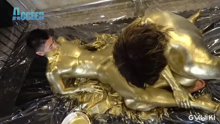 the Mania～ZENと雷人の筋肉質な肉体が黄金に！ZENの金のチンポで将人の金のアナルを生掘り!!黄金潮吹きも!!～-14