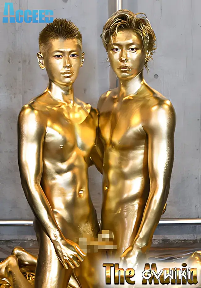 the Mania～ZENと雷人の筋肉質な肉体が黄金に！ZENの金のチンポで将人の金のアナルを生掘り!!黄金潮吹きも!!～-1