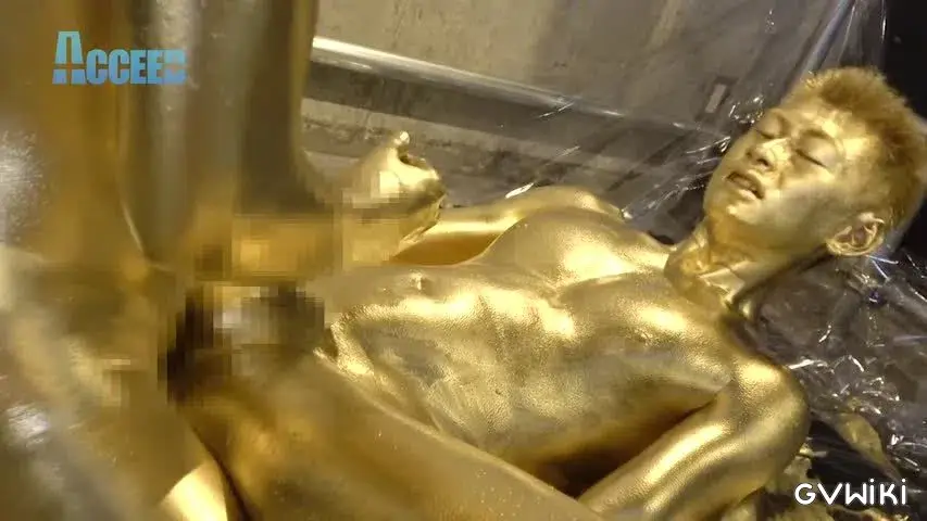 the Mania～ZENと雷人の筋肉質な肉体が黄金に！ZENの金のチンポで将人の金のアナルを生掘り!!黄金潮吹きも!!～-21