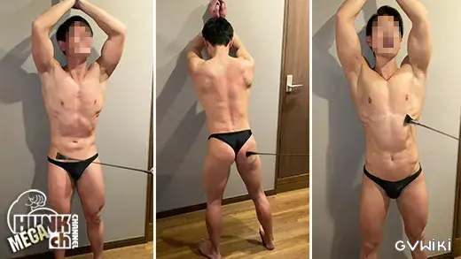 大人気の元消◯士＆サッカー選手の筋トレでは鍛えれないまた違う痛みの鞭の快感フルコース!3種類の鞭打ちご堪能してもらい最後はもう痛快楽で声がでちゃてますw-3