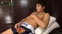 ムエタイ姿の体育会青年初登場☆-4