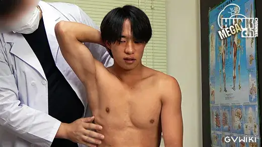 筋肉ノンケをわいせつ検査!!カルテNo.113 遼兵(りょうへい)くん21歳!!ギンギンチンコでワンちゃん射精しちゃうイケメンくんの診断結果は!!?-4
