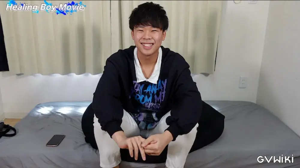 【初デビュー】増○貴○似の20歳ノンケが動画初登場でシコって発射!-2
