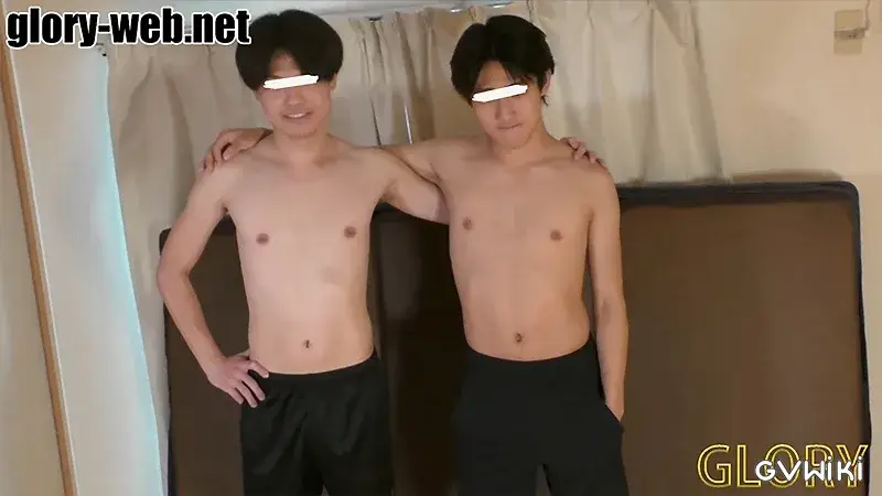 19歳高校のサッカー部親友同士が初アナルSEXで大量射精!-1