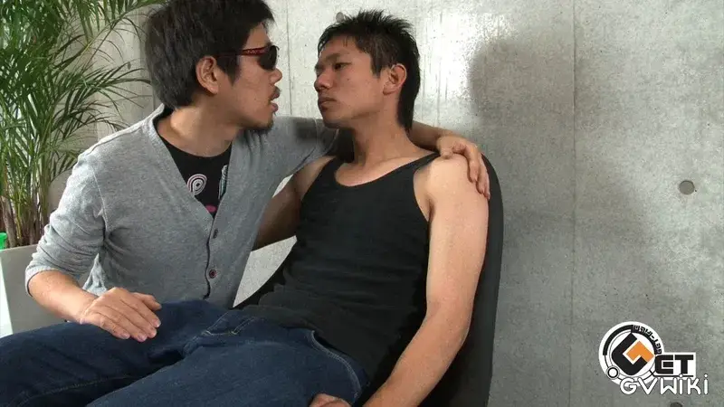 “縛男”元ボクサーが男のフェラで2回イキでザーメン舐めも!-1