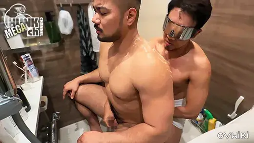 恋人が悪徳介護師に風呂場でNTRされる、気づいた広輔が怒りのSEXで上書き中出し。-4