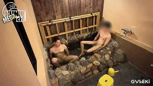 〈裏野ゲイ〉秘境!発展個室温泉-3